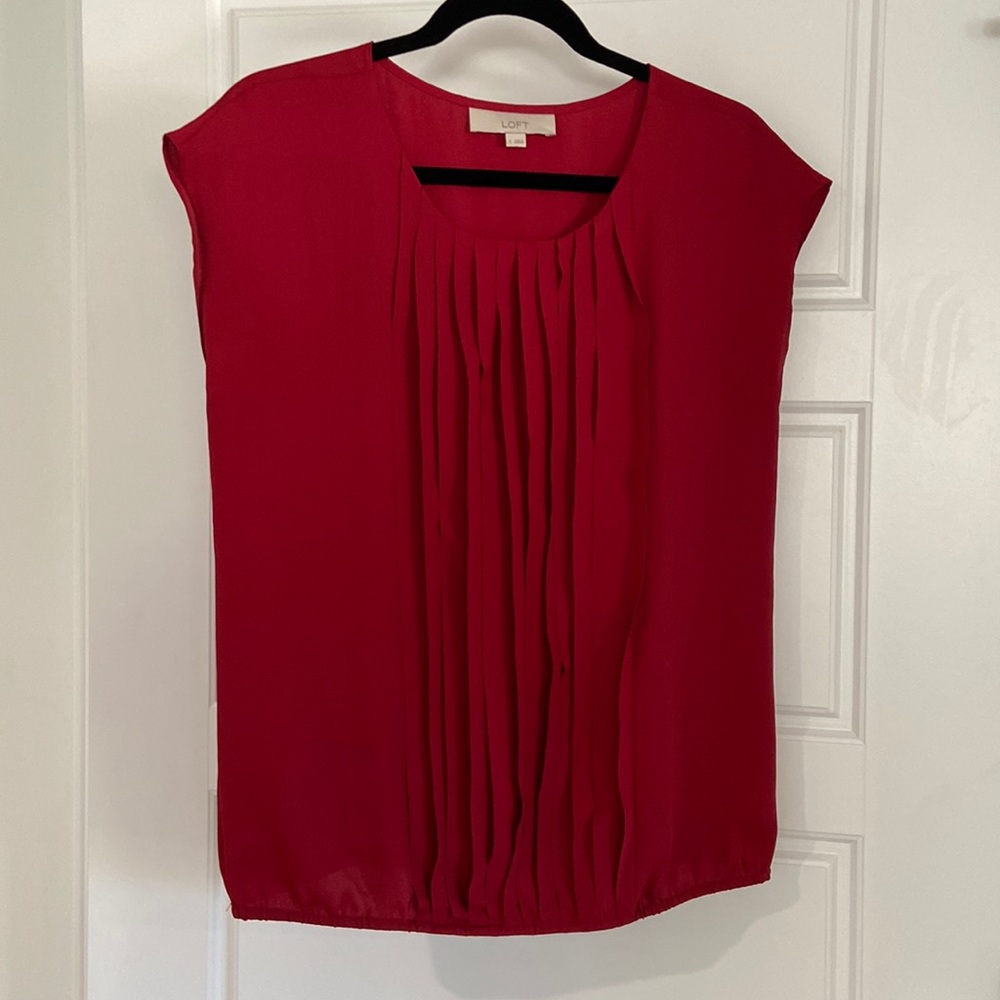 Loft short sleeve blouse